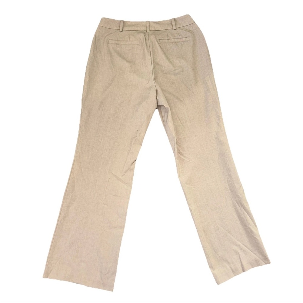 Worthington Curvy Fit Dress pants Womens Size 4 Petite Beige straight Stretch